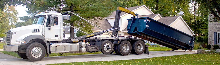 Dumpster Rental Truck 